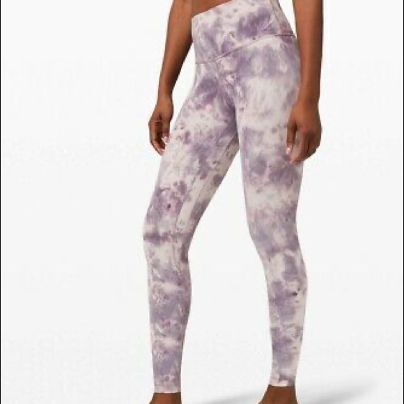 Lululemon 28” Diamond Dye Pink Bliss Graphite Purple size 2 - Picture 1 of 4